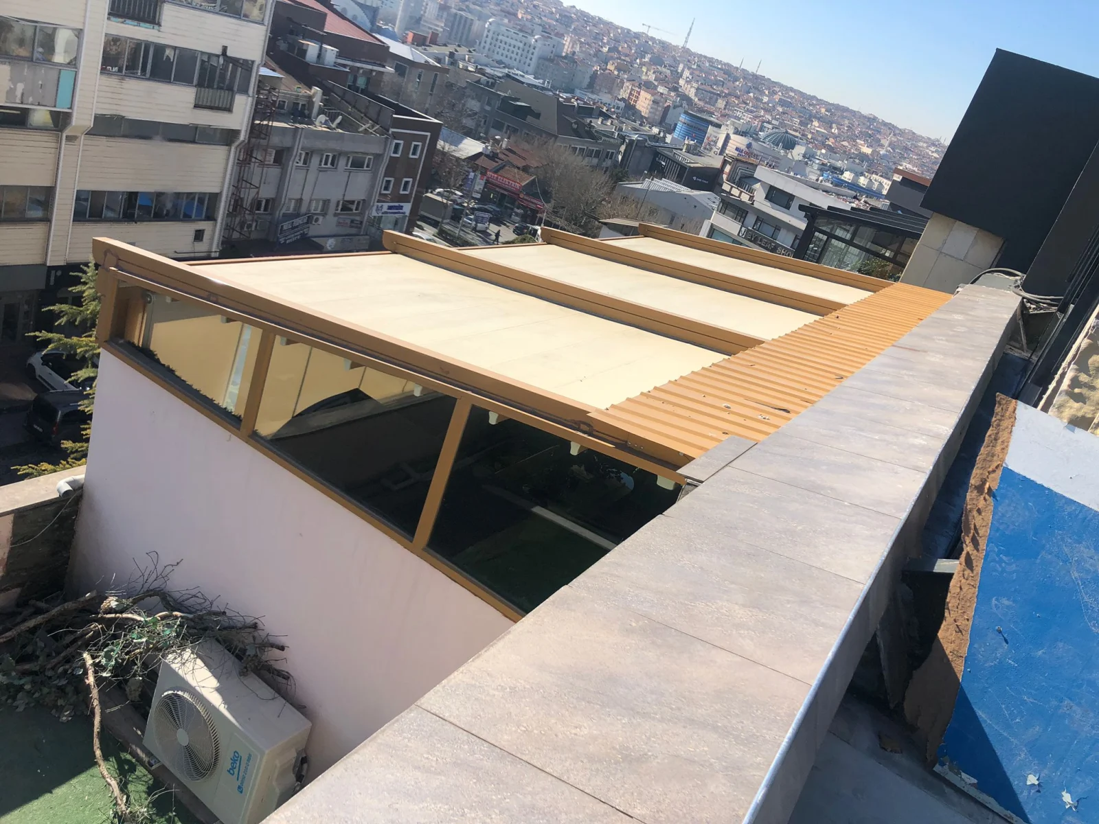 Rezidans Balkonu – Tente Uygulaması – Sarıyer, İstanbul